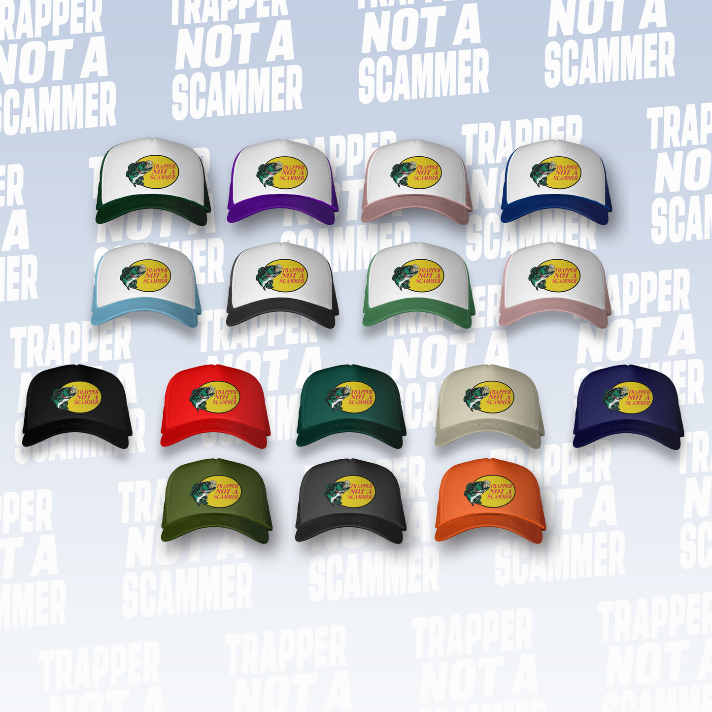 White Front Trucker Hats